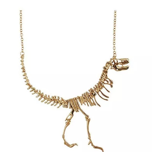 Jewelry - 💛🦕🦖💛 NEW!!  dinosaur skeleton necklace 💛🦖